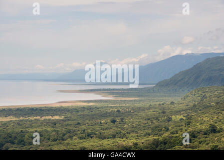 View over Lake Manyara National Park, Tanzania Stock Photo