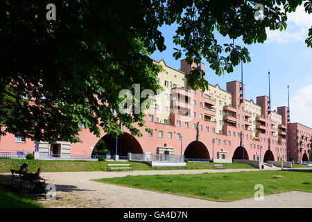 Wien, Vienna Residential building social housing ' Karl - Marx - Hof ' Austria Wien 19. Stock Photo