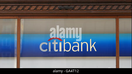 Citibank stock Stock Photo