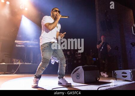 Rapper Nelly (Cornell Iral Haynes Jr.) during Summerfest Music Festival ...