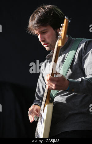 Delamere, Cheshire, UK. 3rd July, 2016. The Rainband perform live to a sold out crowd at Delamere Forest. Credit:  Simon Newbury/Alamy Live News Stock Photo