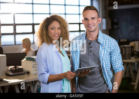 Confident coworkers in creative office Stock Photo