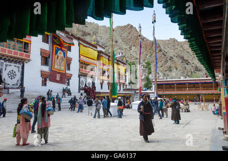 Hemis Festival, Hemis, near Leh, Ladakh, Jammu and Kashmir, India. Stock Photo