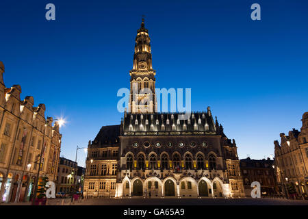 Town hall, Place des Héros, Arras, Pas de Calais Department, Nord-Pas de Calais Picardie region, France Stock Photo