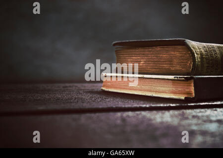 spooky books Stock Photo