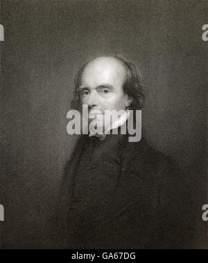 John Flaxman, 1755 -1826, a British sculptor and draughtsman Stock Photo
