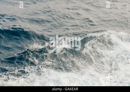 ocean waves and during storm in the atlantic Stock Photo