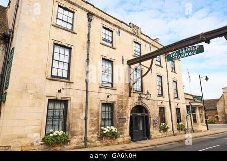 The George Hotel St Martin's Stamford Lincolnshire UK Stock Photo