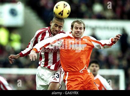 Soccer - Nationwide League Division Two - Stoke City v Blackpool Stock Photo
