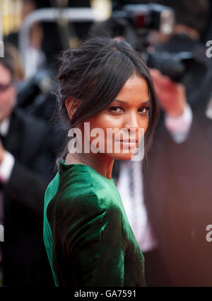 Liya Kebede at the gala screening for the film The Unknown Girl (La Fille Inconnue) at the 69th Cannes Film Festival, 2016 Stock Photo