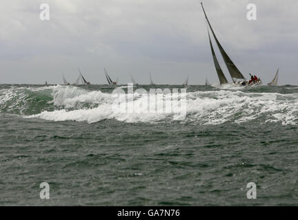 Sailing - Rolex Fastnet Race - The Solent Stock Photo