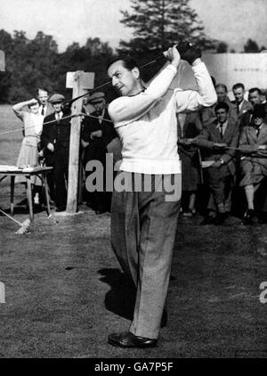 Golf. Henry Cotton Stock Photo