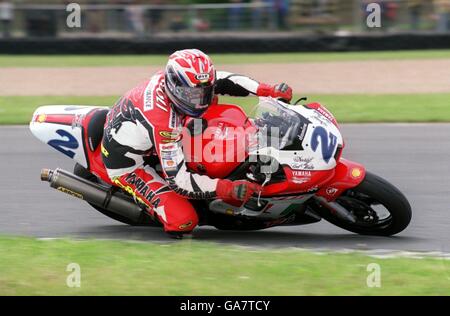 Motor Racing - Corona Extra Supersport World Championship - Donnington Park. Paolo Casoli, Yamaha Stock Photo