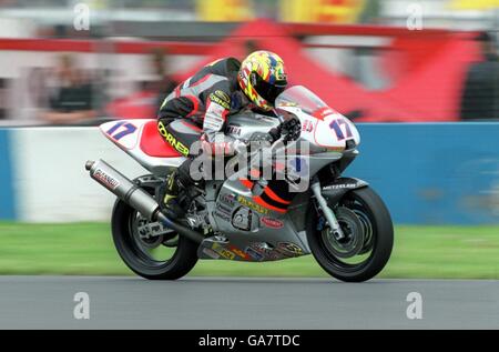 Motor Racing - Corona Extra Supersport World Championship - Donnington Park. Ivan Clementi, Yamaha Stock Photo