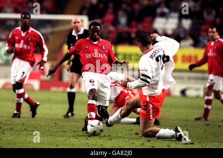 Soccer - AXA FA Cup - Third Round - Charlton Athletic v Blackpool Stock Photo