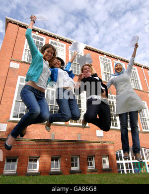 Students Celebrate Their A-level Results At King Edward VI High School ...