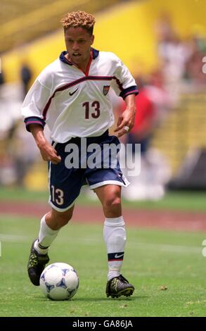 Soccer - Confederations Cup Mexico 1999 - USA v Mexico. Cobi Jones, USA Stock Photo