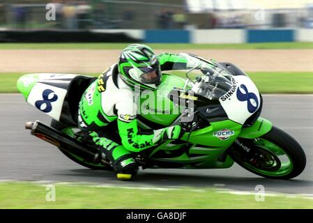 Motor Racing - Corona Extra Supersport World Championship - Donnington Park Stock Photo