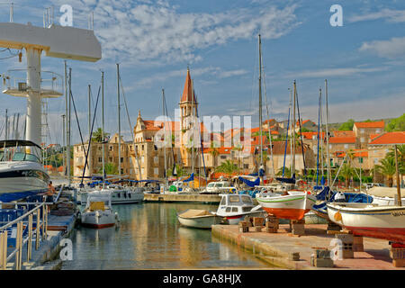 Town of Milna on the island of Brac, Croatia. Stock Photo