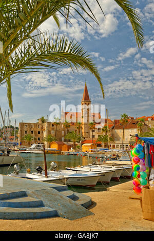 Town of Milna on the island of Brac, Croatia. Stock Photo