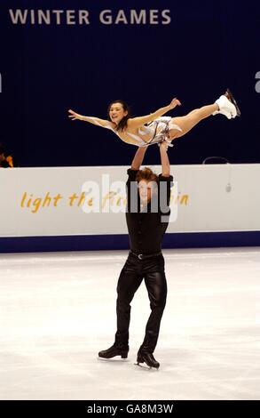 Winter Olympics - Salt Lake City 2002 - Figure Skating - Pairs Short Programme Stock Photo