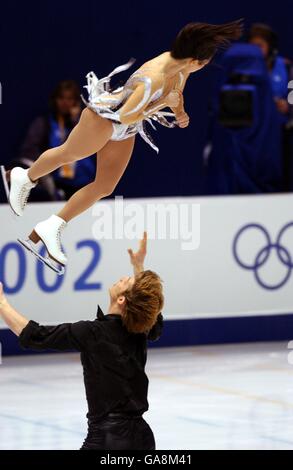 Winter Olympics - Salt Lake City 2002 - Figure Skating - Pairs Short Programme Stock Photo