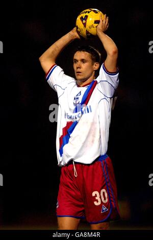 Soccer - Nationwide League Division One - Stockport County v Crystal Palace. Danny Granville, Crystal Palace Stock Photo