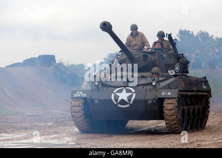 Tankfest, bovington, 2016 - M18 Hellcat Tank Destroyer Stock Photo