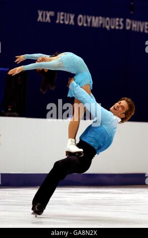 Winter Olympics - Salt Lake City 2002 - Figure Skating - Pairs Free Programme Stock Photo