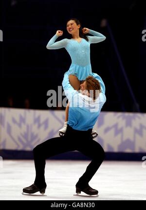 Winter Olympics - Salt Lake City 2002 - Figure Skating - Pairs Free Programme Stock Photo