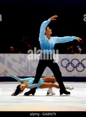 Winter Olympics - Salt Lake City 2002 - Figure Skating - Pairs Free Programme Stock Photo