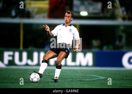 Soccer - World Cup Italia 90 - Third Place Play Off - England v Italy. David Platt, England Stock Photo