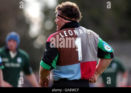 Rugby Union - Powergen Cup - Semi Final - NEC Harlequins v London Irish. NEC Harlequins' Jason Leonard Stock Photo