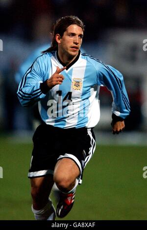 International Soccer - Friendly - Cameroon v Argentina. Argentina's Diego Placente Stock Photo