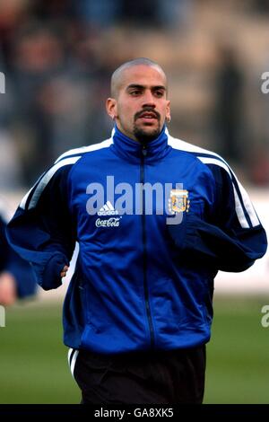 International Soccer - Friendly - Cameroon v Argentina. Argentina's Juan Sebastian Veron Stock Photo