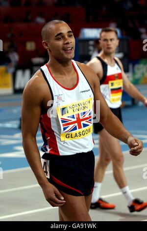 Athletics - Norwich Union Five Nations Indoor International - Glasgow Stock Photo