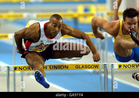 Athletics - Norwich Union Five Nations Indoor International - Glasgow Stock Photo