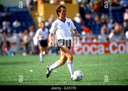 Soccer - World Cup Mexico 86 - Group F - England v Poland Stock Photo