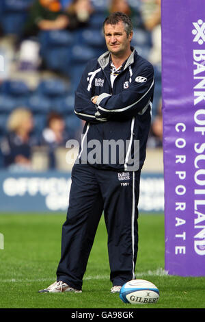 Rugby Union - Bank of Scotland Corporate August Test - Scotland v South Africa - Murrayfield Stadium Stock Photo