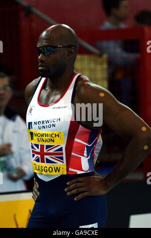 Athletics - Norwich Union Five Nations Indoor International - Glasgow Stock Photo