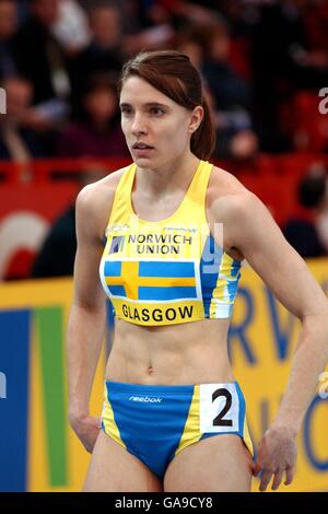 Athletics - Norwich Union Five Nations Indoor International - Glasgow Stock Photo