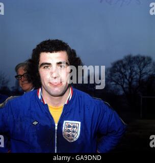 Soccer - World Cup Qualifier - Group Five - England v Wales - England Training. Peter Shilton, England goalkeeper Stock Photo