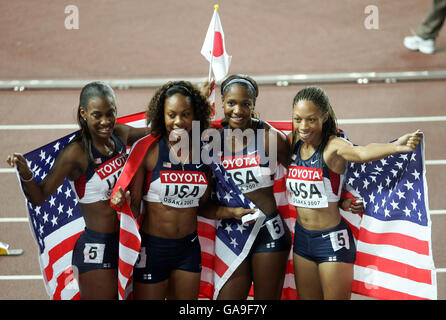 Athletics - IAAF World Athletics Championships - Osaka 2007 - Nagai Stadium Stock Photo