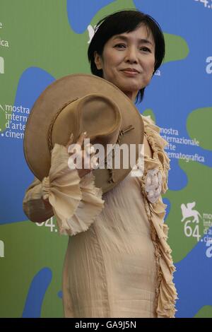 Actress Momoi Kaori during a photocall for the film 'Sukiyaki Western Django', at the Venice Film Festival in Venice, Italy. Stock Photo