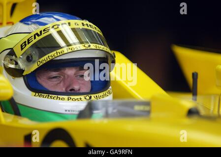 Formula One Motor Racing - Malaysian Grand Prix - Practice. Jordan's Giancarlo Fisichella Stock Photo