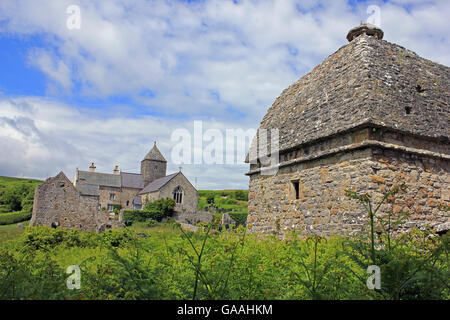 16th Century Dovecote at Penmon Priory, Anglesey, Wales Stock Photo