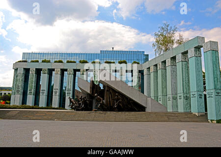 Warsaw Uprising Monument Warsaw Poland Stock Photo