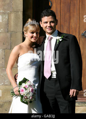 Coronation Street wedding photocall - Manchester Stock Photo