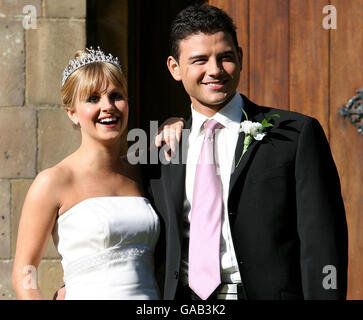 Coronation Street wedding photocall - Manchester Stock Photo