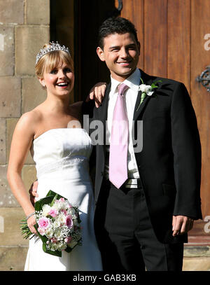 Coronation Street wedding photocall - Manchester Stock Photo